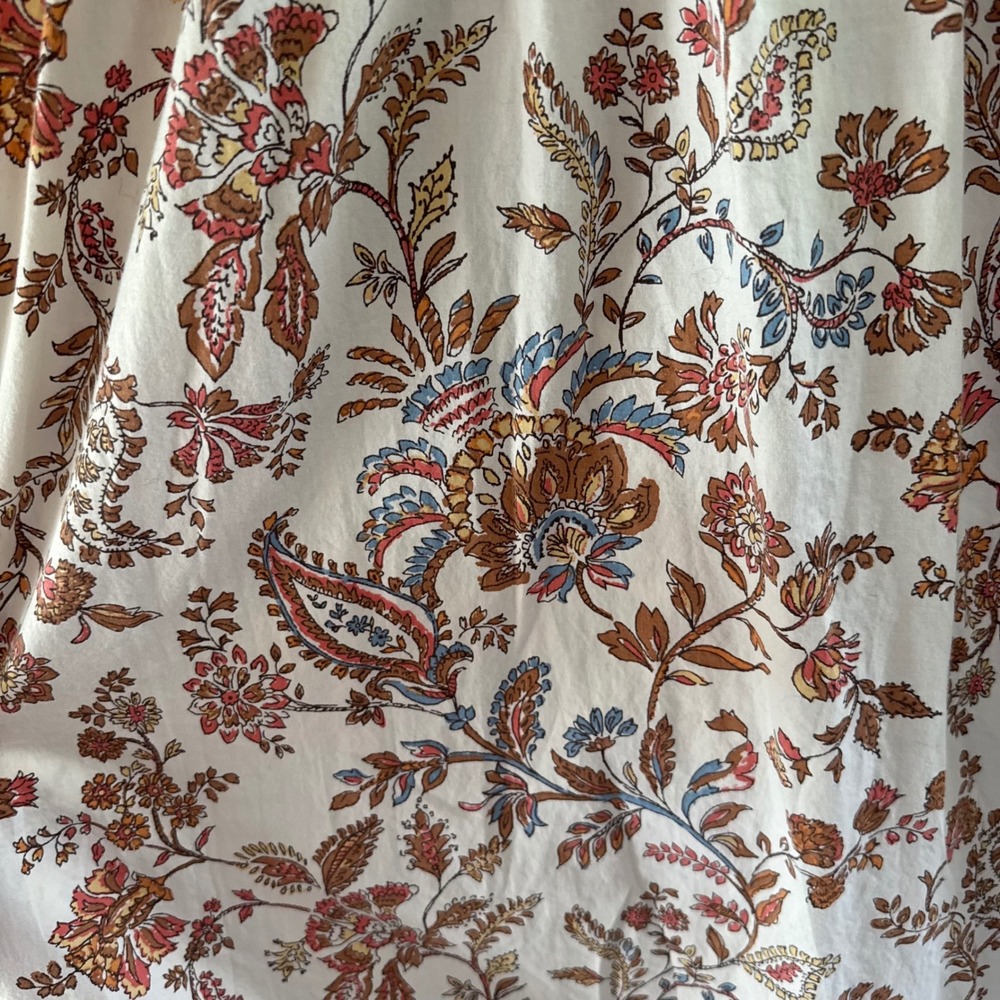 Old Navy Smocked Cutout Cami Midi Dress Tall Boho Flowy Prairie Romantic Floral - Picture 4 of 9